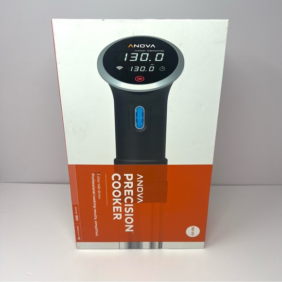 Anova Wi-Fi Precision Cooker 900 Watt Sous Vide Device Bluetooth A3.2 Open Box - Picture 1 of 9